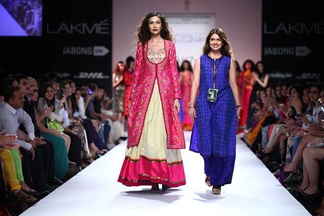 Designer Shruti Sancheti showcases collection at LFW