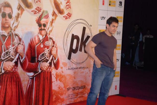 P.K. song launched in Delhi by Aamir, HIrani