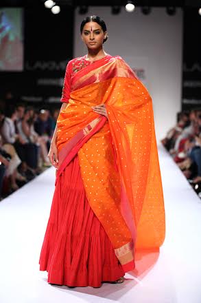 Designer Gaurang showcases collection at LFW