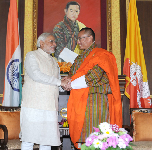 Modi calls on Jigme Kesar Namgyel Wangchuck