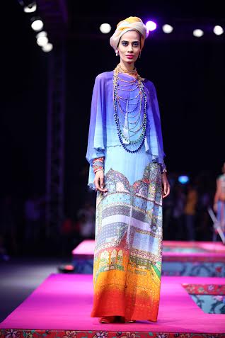 Models walk for Tarun Tahiliani 