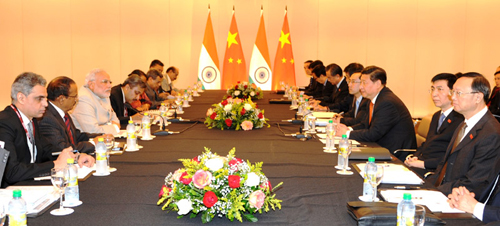PM Modi meets Chinese President Xi Jinping in Fortaleza