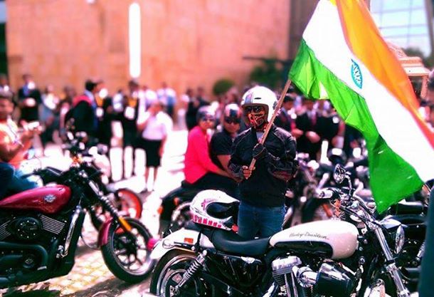 Harley owners salute the spirit of freedom on India's Independence Day