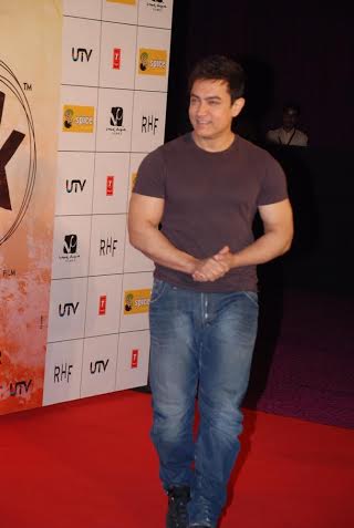 P.K. song launched in Delhi by Aamir, HIrani