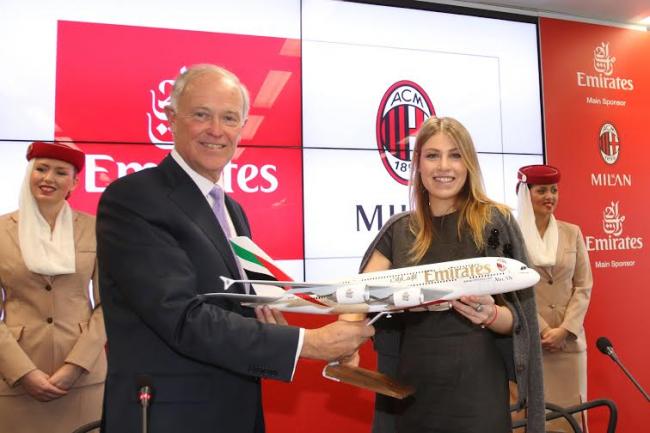 Emirates, AC Milan score new sponsorship deal