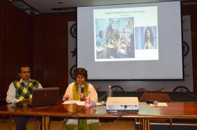 Dr.Esha Niyogi De speaks on films in Kolkata