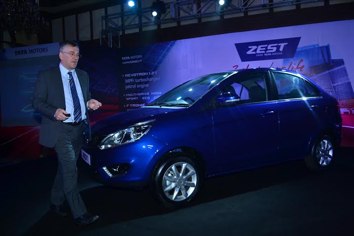 Tata Motors launches Zest in Kolkata