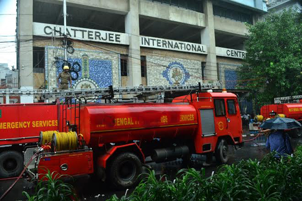 Fire in Kolkata's Chatterjee International