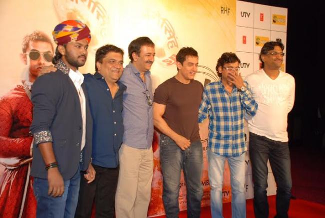 P.K. song launched in Delhi by Aamir, HIrani