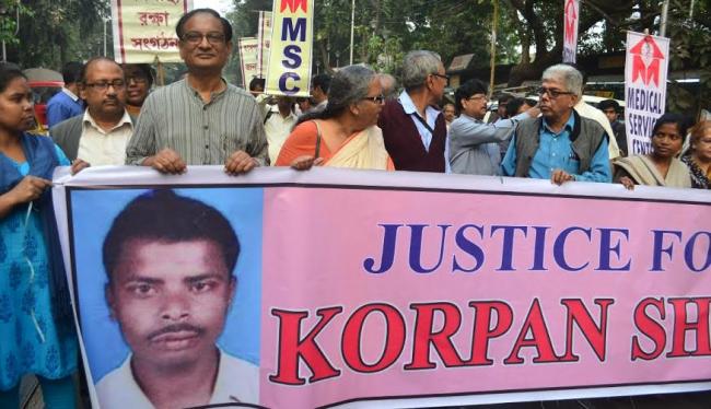 Kolkata: Social workers organizations hold rally over Korpan Shah murder case