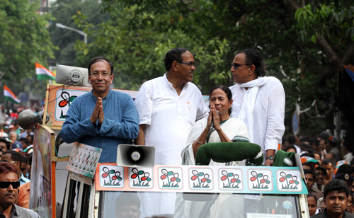 Mamata holds rally in  Kolkata 