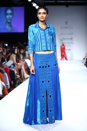 Sonal Singh Chauhan walks ramp at LFW