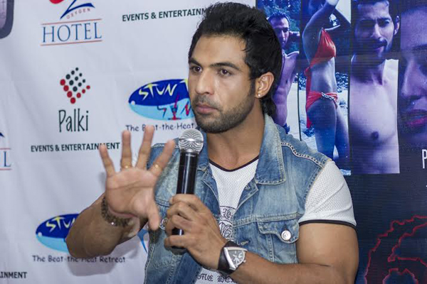 Actor Mohammad Nazim promotes his upcoming film in Kolkata