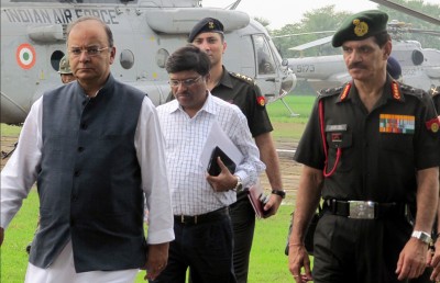 Defence Minister Arun Jaitley visits Eastern Theatre  