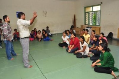 Self Defense Workshop for women at Heritage Institute of Technology