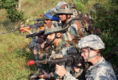 India, US combined military training exercise in progress 