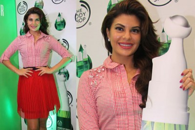 Jacqueline Fernandez unveils Body Shop youth serum 