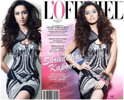 Shraddha on the cover of L'Officiel French magazine