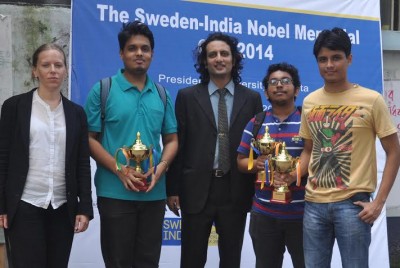 Sweden India Nobel Memorial Quiz 2014! kicked off from Kolkata 