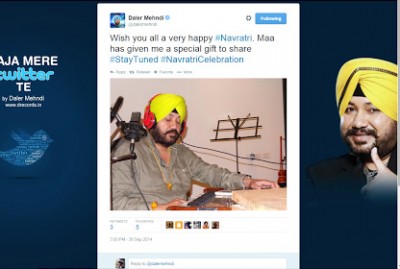 Navratri comes with a gift from  Daler Mehndi