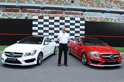  Mercedes-Benz  launches global heart throb CLA 45 AMG in India