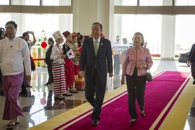 In Myanmar, Ban urges greater capacity in Southeast Asia to promote human rights, justice