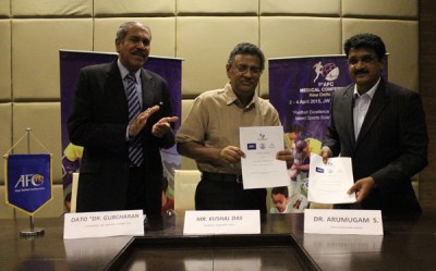 Chennai based medical institution support for football in India