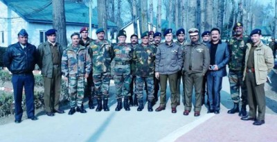 Army reviews security ahead of second phase voting in J&K
