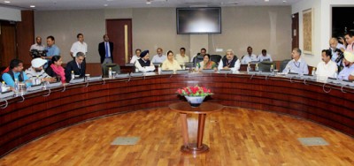 Sushma meets family members of Indians held in captivity in Iraq