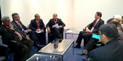 Rajnath Singh meets Deputy Prime Minister of Singapore 