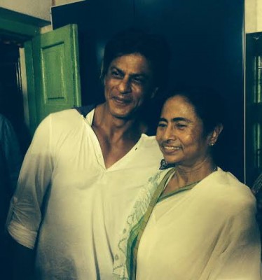 SRK meets Mamata in Kolkata