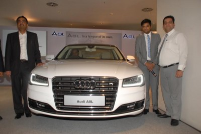 Audi A8L launched in Kolkata