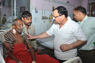 J P Nadda inaugurates health pavilion at trade fair