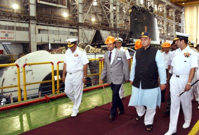 Jaitley reviews progress of indigenous submarine construction