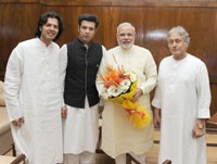 Amjad Ali Khan calls on PM Modi