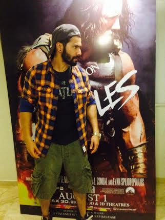 Varun impressed by Johnson's 'Hercules'