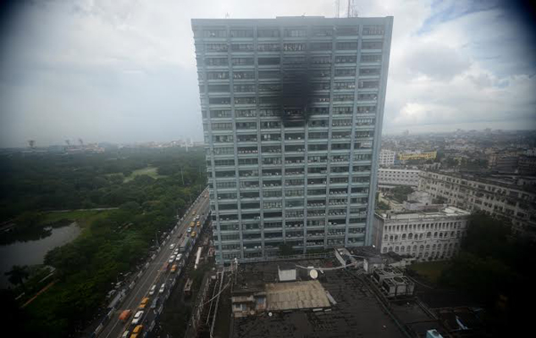 Fire in Kolkata's Chatterjee International