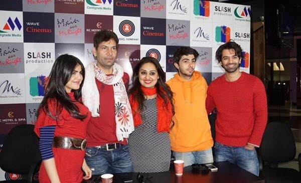 Cast of Main Aur Mr Riight promote their film in Jaipur, Delhi, Chandigarh