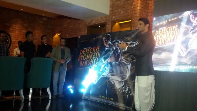 Dibakar launches poster of Byomkesh on day Japan had bombed Kolkata