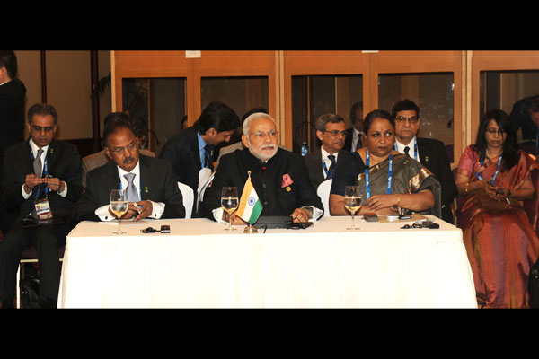 Modi with the other BRICS leaders ahead of G-20 Summit, in Brisbane