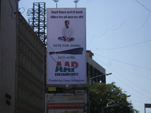 AAP rolls out outdoor campaign in Mumbai