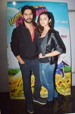 Alia, Varun wow fans at screening