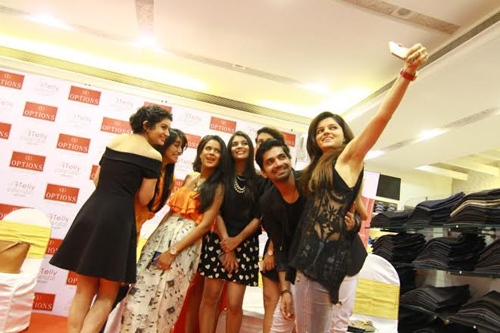TV celebs visit Option's Mall before Telly Calender shoot in Jordan