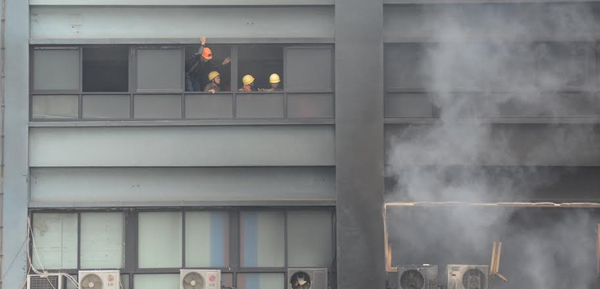 Fire in Kolkata's Chatterjee International