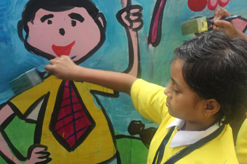 'Art for Nutrition' brought alive with Kolkata trams 