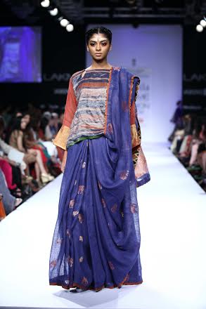 Konkona Sen Sharma walks the ramp at Lakme Fashion Week