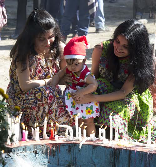 Christmas celebration at St. Paul's Cathedral in Kolkata