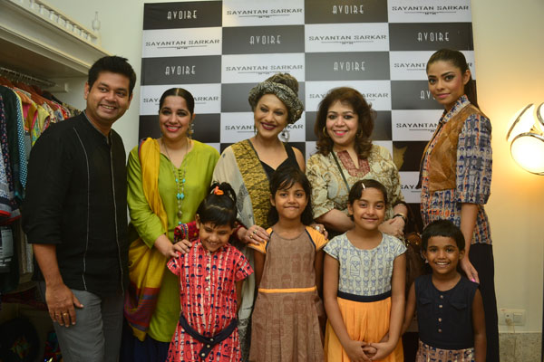 Designer Sayantan Sarkar 's collection showcased in Kolkata