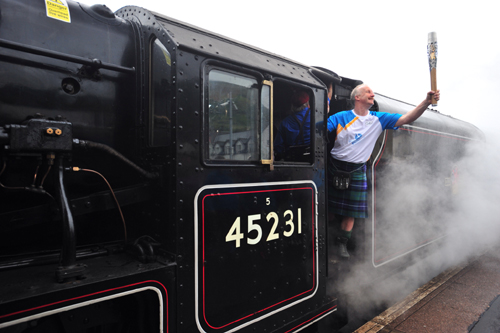 Queen's Baton continues its journey in Scottish Highlands