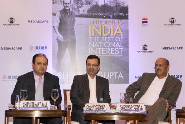 Sourav Ganguly, Sanjiv Goenka launch Shekhar Gupta book 